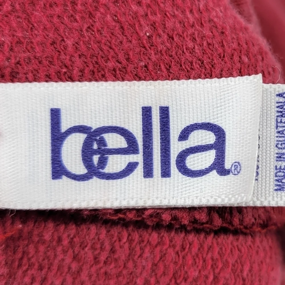 Bella Canvas Womens Red Bermuda Shorts With‎ adjustable Waist 100% Cotton Size M
